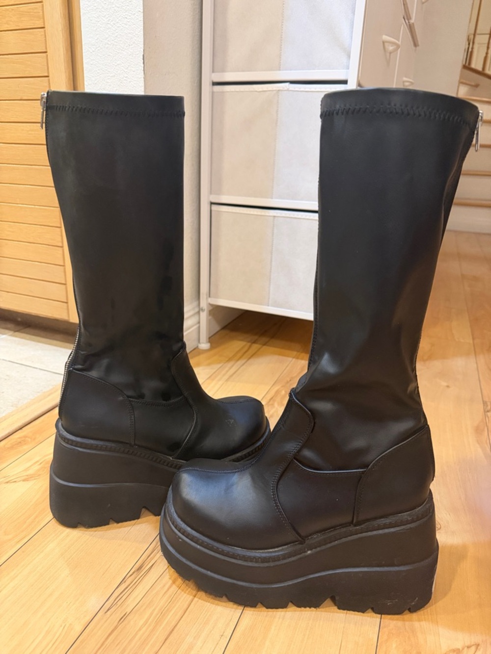 Demonia Black Platform rave boots - Picture 2 of 4